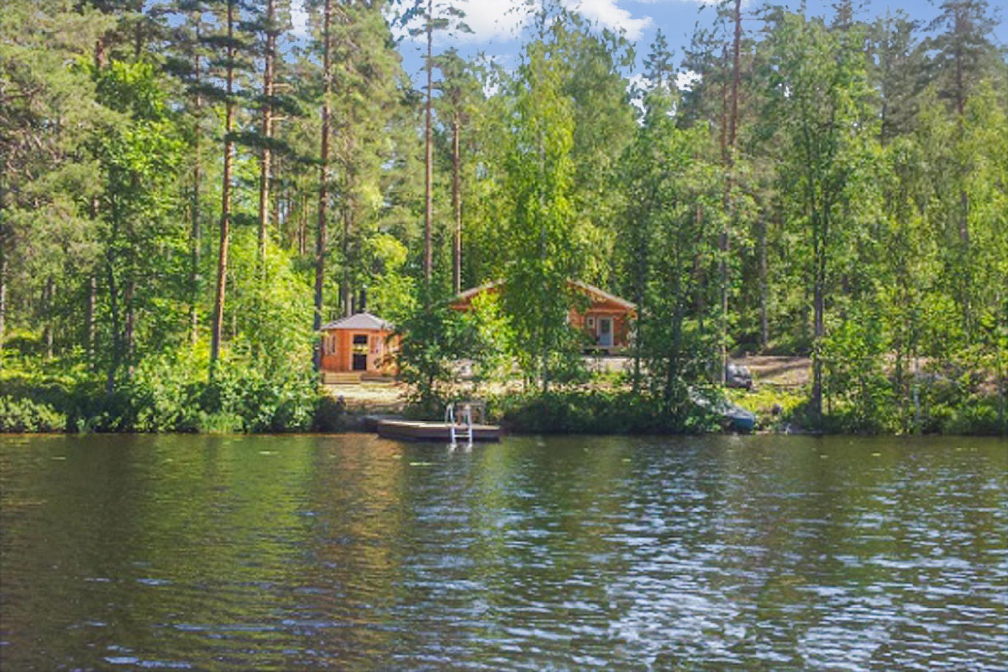 Spacious and fully equipped kitchen in Ritalahti cottage, Mäntyharju.