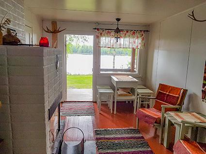 Interior of Simola showing a spacious living area with modern decor.